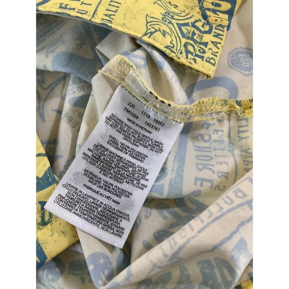 Columbia PFG Omni-Shade Casual Button-Down Shirt Men Size S/P fishing yellow - Picture 5 of 12